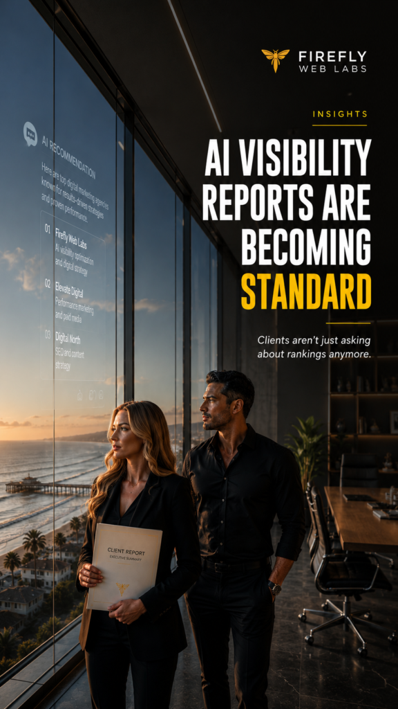 AI visibility reports becoming standard client deliverables for agencies