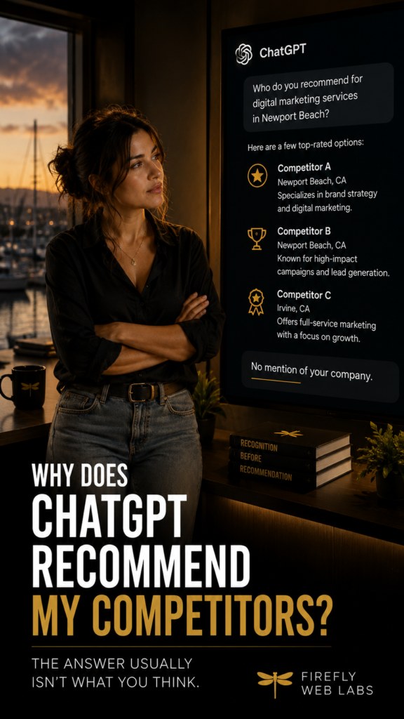 Why Doesn't ChatGPT Recommend My Business – Firefly Web Labs AI Visibility Insights